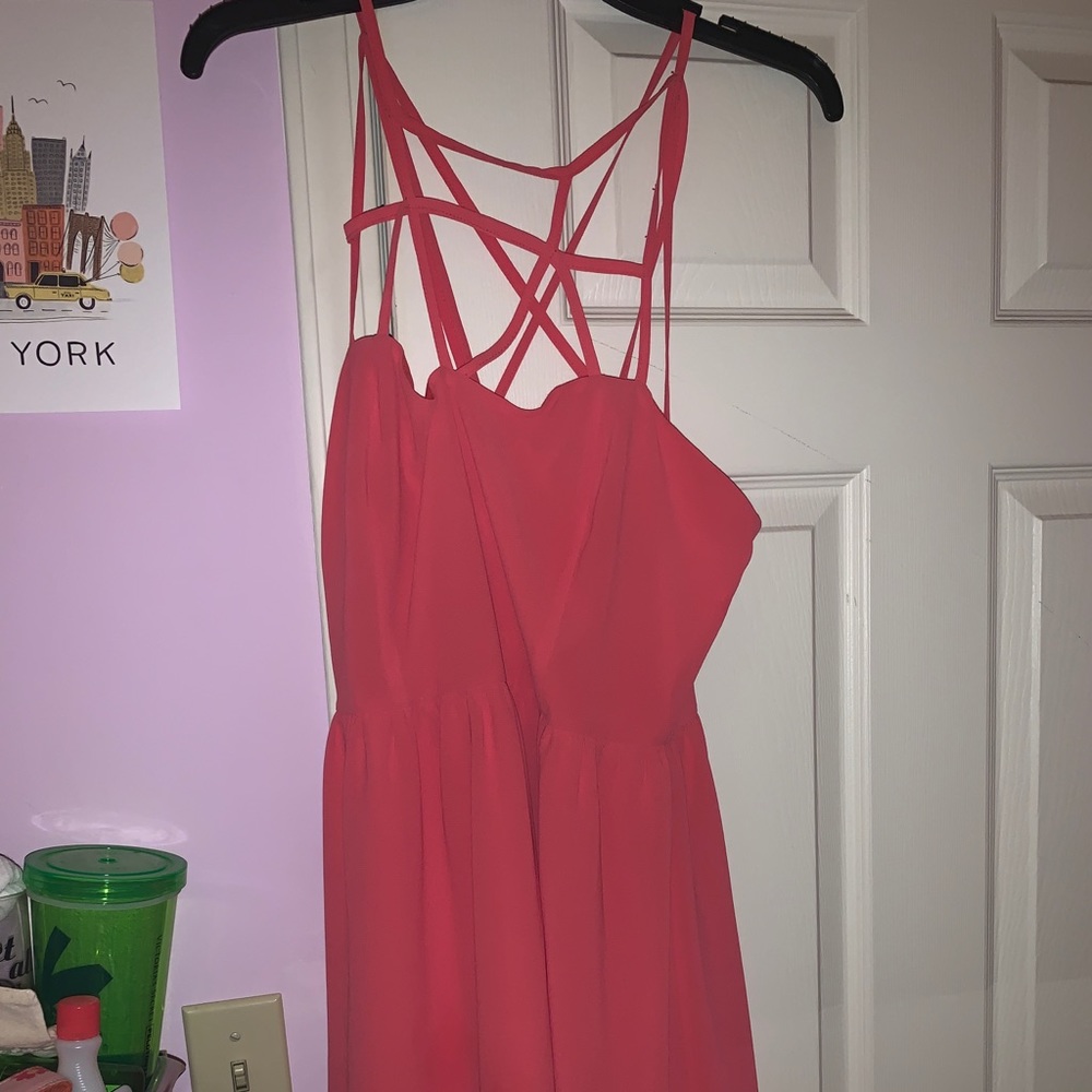 Forever 21 Strappy‎ Pink Dress